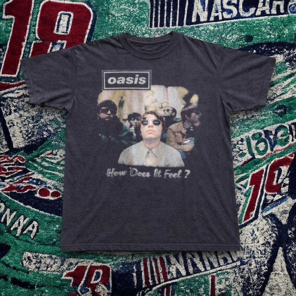 Oasis How Does It Feel Graphic Tee Black Unisex